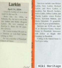 Lloyd E Larkin