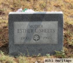 Esther L. Sheets