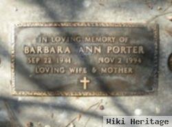 Barbara Ann Thatcher Porter