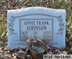 Annie Frank Johnson