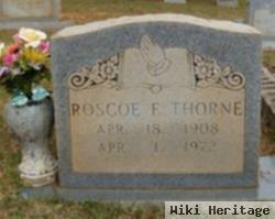 Roscoe F Thorne