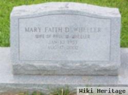 Mary Faith D. Wheeler