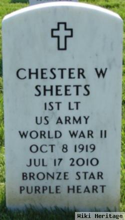 Chester W Sheets