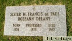 Sr Mary Francis De Paul (Roseann) Delany