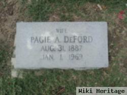 Pagie Atkinson Deford