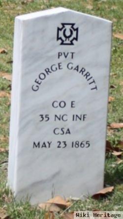 Pvt George Garritt