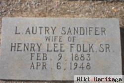 Lillian Autry Sandifer Folk