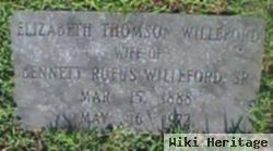 Elizabeth Thomson Willeford