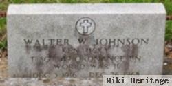 Walter W Johnson