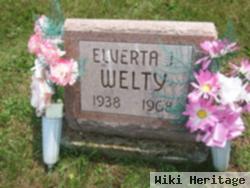 Elverta J Welty