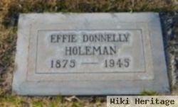 Effie M Snell Holeman