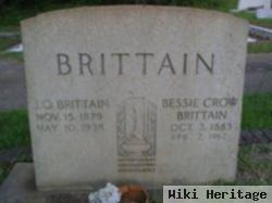 Mattie Bessie "bessie" Crow Brittain