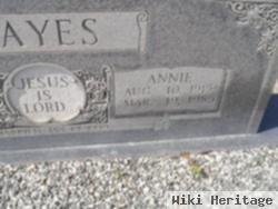 Annie Cristine Walt Hayes