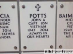 Capt John Arthur Potts