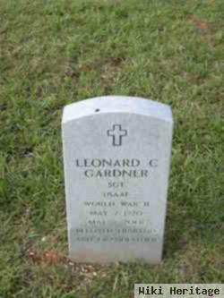 Sgt Leonard C Gardner