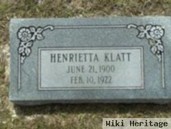 Henrietta Klatt