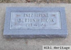 Inez Irene Burton Hicok