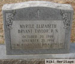 Myrtle Elizabeth Bryant Taylor