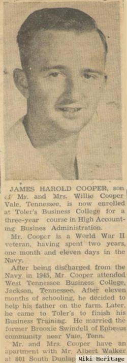 James Harold Cooper