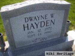 Dwayne W. Hayden
