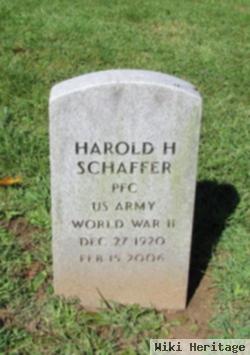 Harold H Schaffer