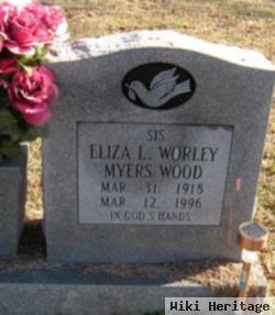 Eliza L Worley Myers Wood