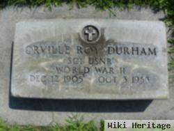 Orville Ray Durham