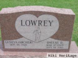 Geneva Martha Archer Lowrey