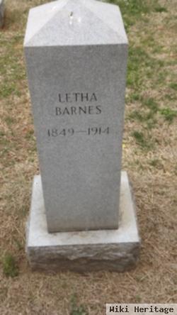 Letha Barnes