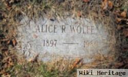 Alice R Banks Wolfe