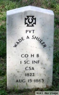 Pvt Wade A. Shuler
