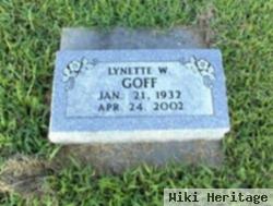 Lynette W. Goff