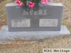 Mary Frances Hinkle Myers