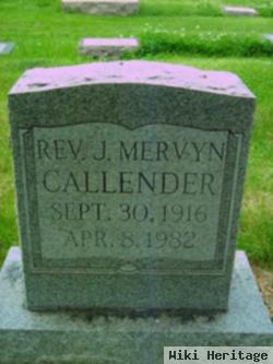 Rev J Mervyn Callender