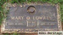 Mary O Lowrey