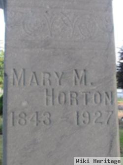 Mary M Wyckoff Horton