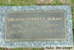 Virginia "v" Parrott Durant