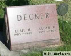 Elsie M. Sharp Decker