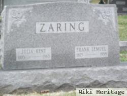 Julia T Kent Zaring