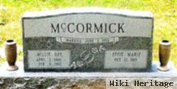 William Dee "willie" Mccormick