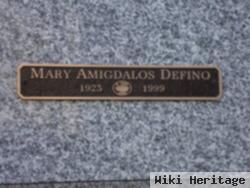 Mary Amigdalos Defino