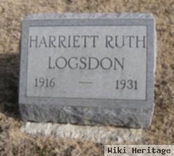 Harriett Ruth Logsdon