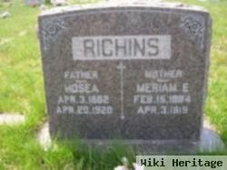 Meriam Ellen Richins Richins