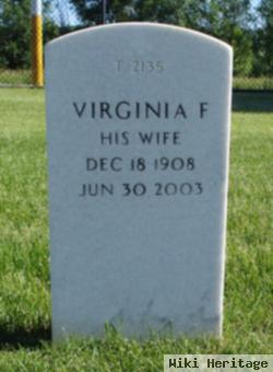 Virginia F Spitz