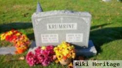 John A, Krumrine