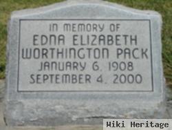 Edna Elizabeth Worthington Pack