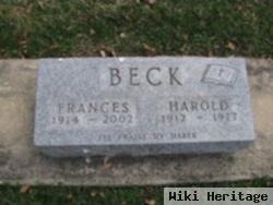 Frances Ellen Schrock Beck