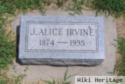 J. Alice Irvine