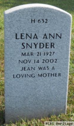 Lena Ann Winegar Snyder