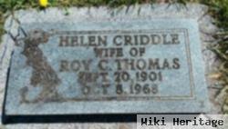 Helen Criddle Thomas